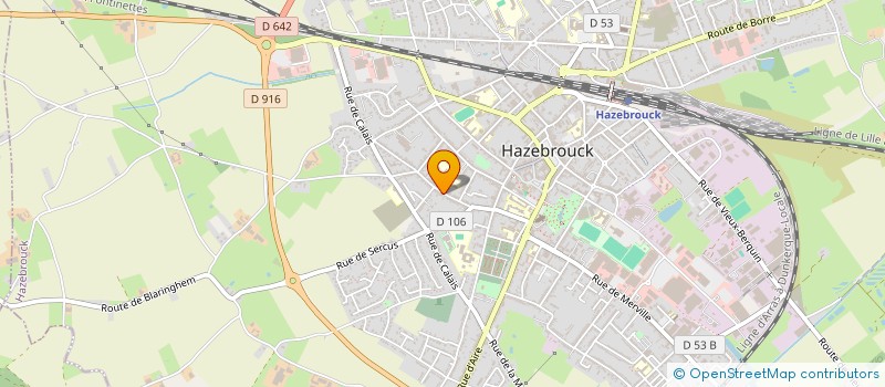 localisation de l'entreprise BELLES BAGNOLES  HAZEBROUCK