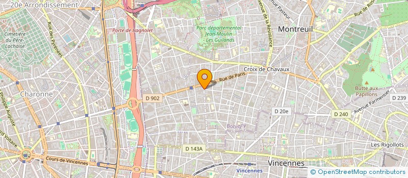 localisation de l'entreprise BELLES & BEAUX à MONTREUIL