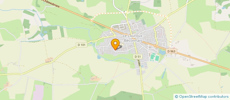 localisation de l'entreprise BELLES CHOSES  SAINT-CLEMENT-DE-LA-PLACE