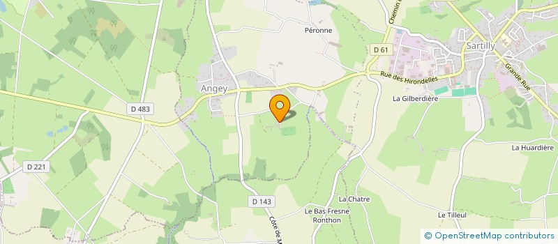 localisation de l'entreprise BELLES DES PRES à SARTILLY-BAIE-BOCAGE