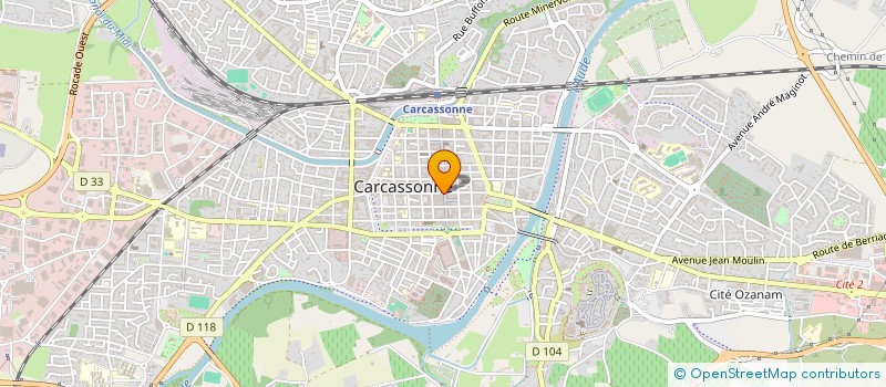 localisation de l'entreprise BELLES EN FORMES  CARCASSONNE