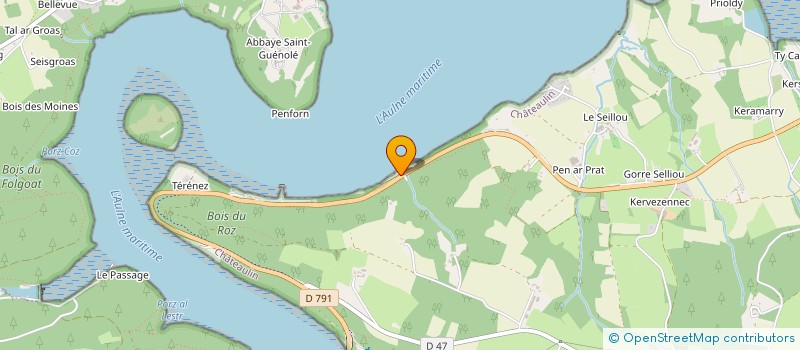 localisation de l'entreprise BELLES EN MER  ROSNOEN