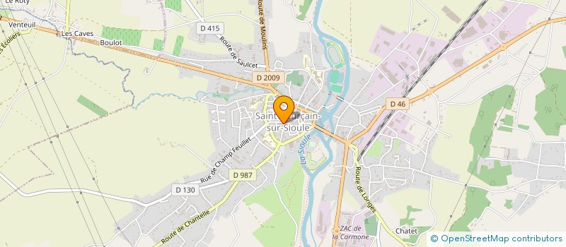 localisation de l'entreprise BELLES ET FEES à SAINT-POURCAIN-SUR-SIOULE