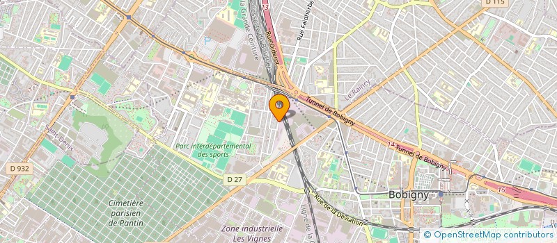 localisation de l'entreprise BELLES ETOILES à BOBIGNY