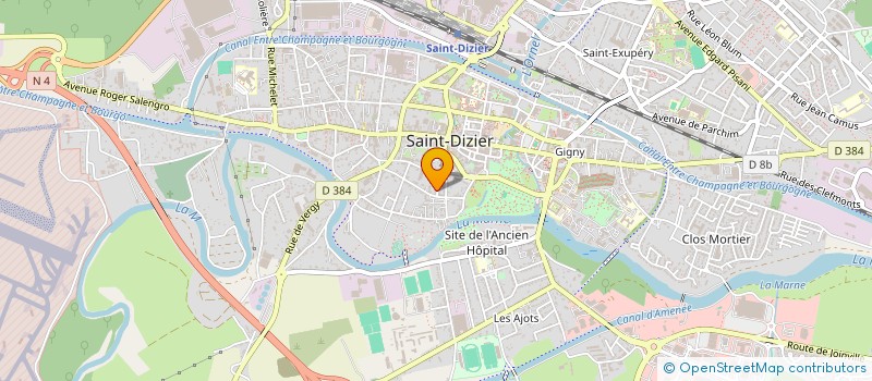 localisation de l'entreprise BELLES FORETS SUR MARNE à SAINT-DIZIER