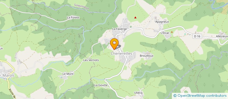 localisation de l'entreprise BELLES PERSPECTIVES  CHENEREILLES