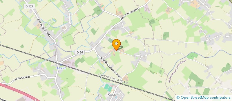 localisation de l'entreprise BELLES POULES DU NORD à ROSULT