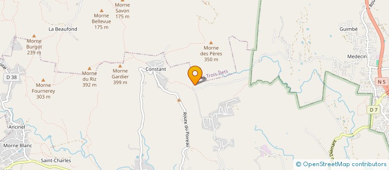 localisation de l'entreprise BELLESAI TRANSPORT  LE DIAMANT