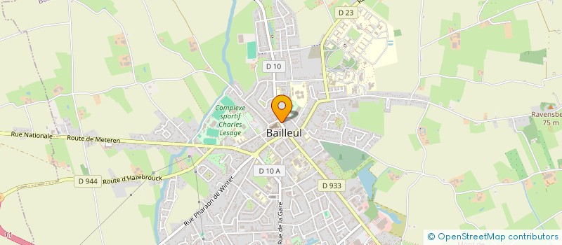 localisation de l'entreprise BELLESCALADE, CLUB ALPIN BAILLEULOIS à BAILLEUL