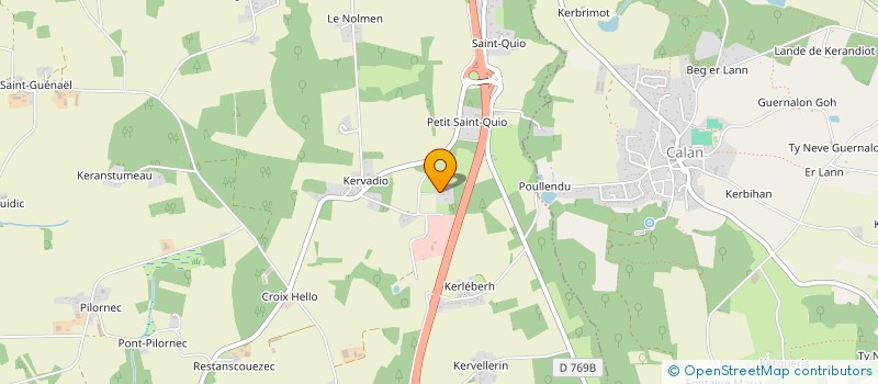 localisation de l'entreprise BELLESOEUR AUTOMOBILES  CLEGUER