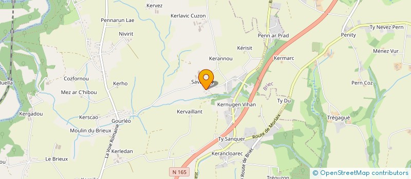 localisation de l'entreprise BELLESOEUR ELECTRICITE à QUIMPER