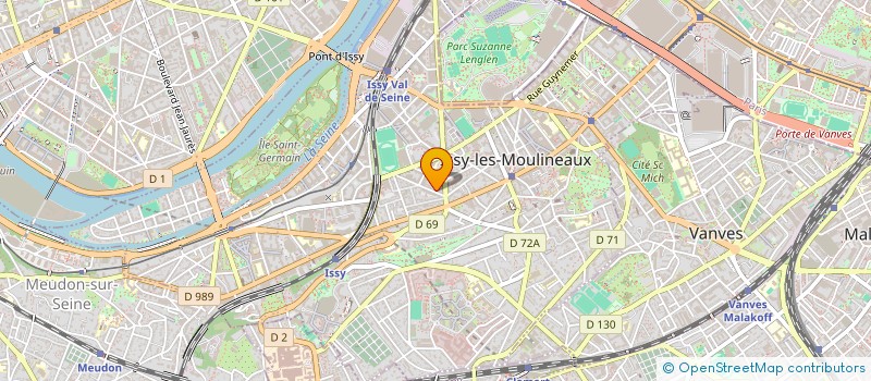 localisation de l'entreprise BELLESPEAUX à ISSY-LES-MOULINEAUX