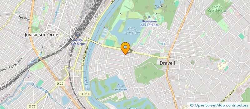 localisation de l'entreprise BELLESROCHES à DRAVEIL