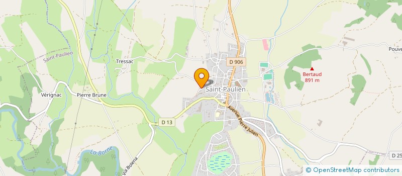 localisation de l'entreprise BELLESUN  SAINT-PAULIEN