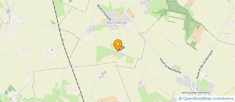 localisation de l'entreprise BELLET  MENTHEVILLE