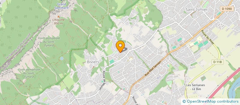 localisation de l'entreprise BELLET ANDRE ET JEAN à SAINT-ISMIER