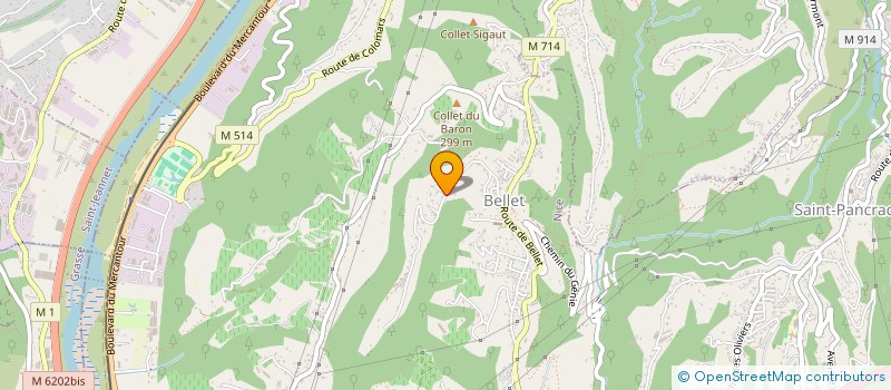 localisation de l'entreprise BELLET CONSULTING  NICE