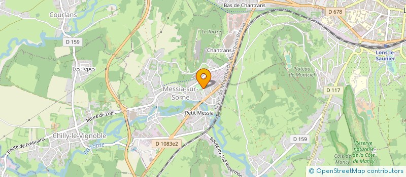 localisation de l'entreprise BELLET RENOVATION  MESSIA-SUR-SORNE