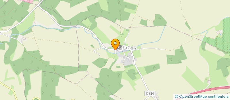 localisation de l'entreprise BELLET TERRASSEMENT  ETREPILLY