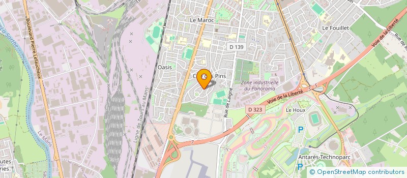 localisation de l'entreprise BELLETAILLE à LE MANS