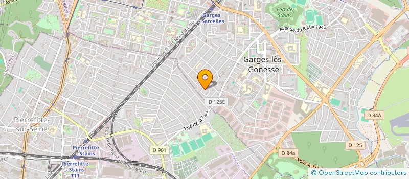 localisation de l'entreprise BELLETAN à GARGES-LES-GONESSE