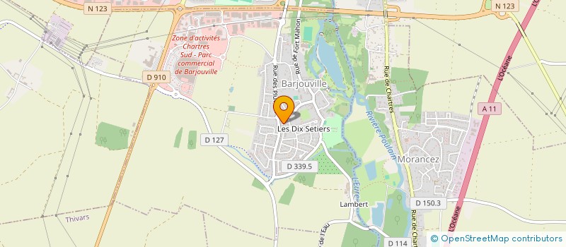 localisation de l'entreprise BELLETOUCHE à BARJOUVILLE