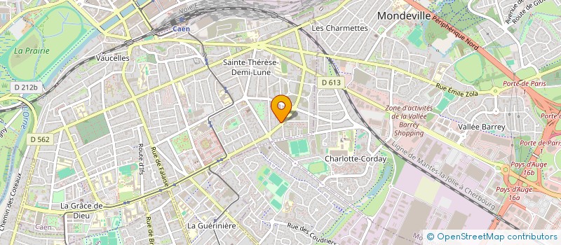 localisation de l'entreprise BELLETRAD à CAEN