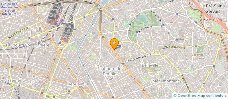 localisation de l'entreprise BELLETTE BRASS BAND  PARIS