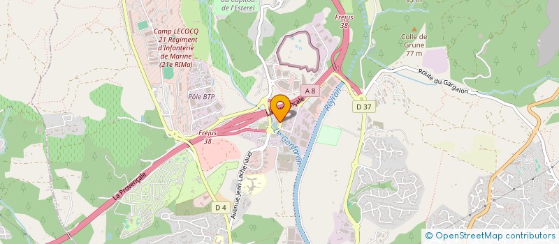 localisation de l'entreprise BELLEVAL HAUTESALLE CONSULTANT à FREJUS