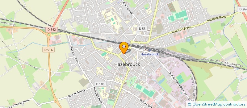 localisation de l'entreprise BELLEVAL IMMO à HAZEBROUCK