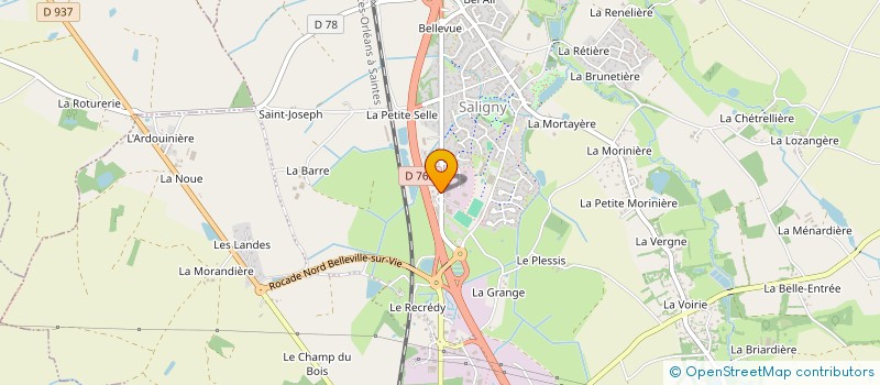 localisation de l'entreprise BELLEVIGNY EN LUMIERES à BELLEVIGNY