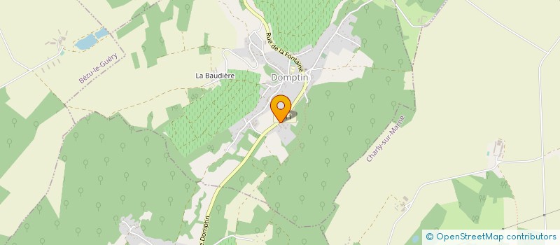localisation de l'entreprise BELLEVILLE ET FILS  DOMPTIN