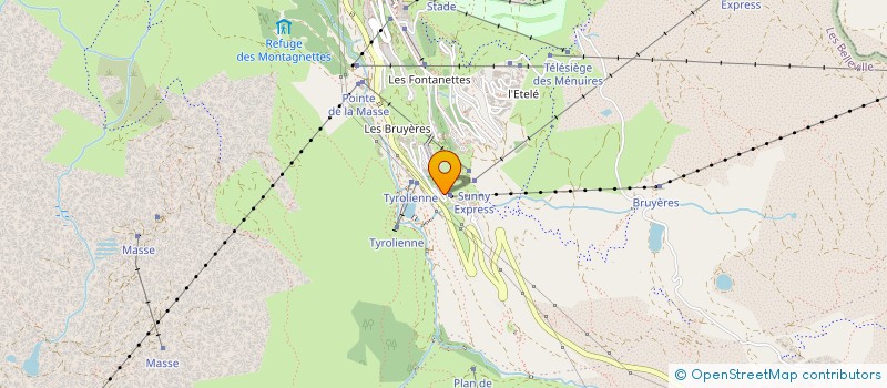 localisation de l'entreprise BELLEVILLE IMMO  LES BELLEVILLE