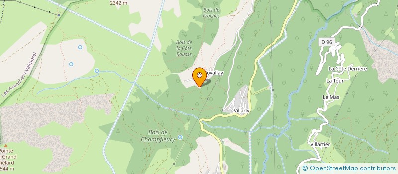 localisation de l'entreprise BELLEVILLE SNO  LES BELLEVILLE