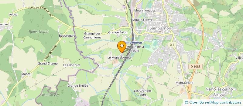 localisation de l'entreprise BELLEVRET SA à BALANOD