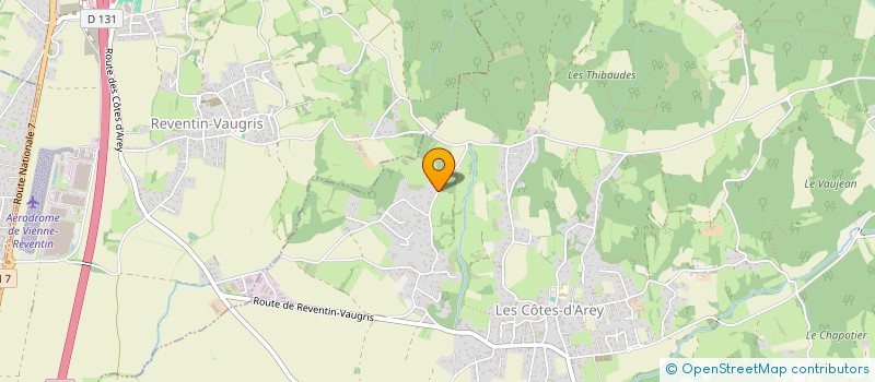 localisation de l'entreprise BELLEVUE 2  LES COTES-D'AREY