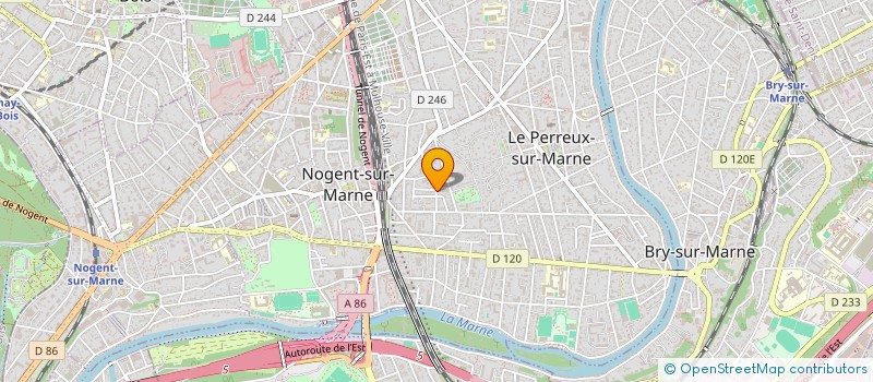 localisation de l'entreprise BELLEVUE  LE PERREUX-SUR-MARNE