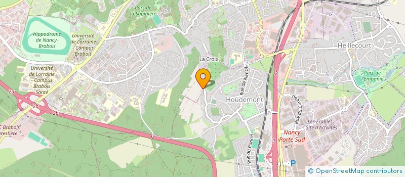 localisation de l'entreprise BELLEVUE  VANDUVRE-LES-NANCY