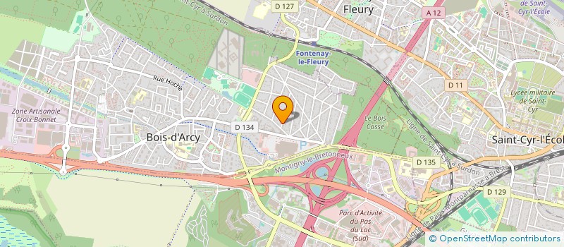 localisation de l'entreprise BELLEVUE  BOIS-D'ARCY