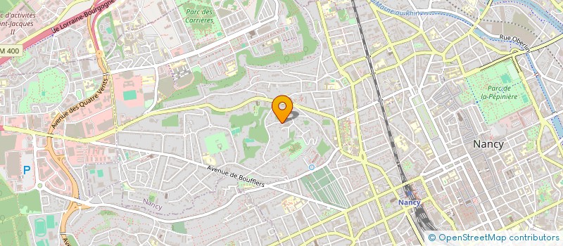 localisation de l'entreprise BELLEVUE  NANCY