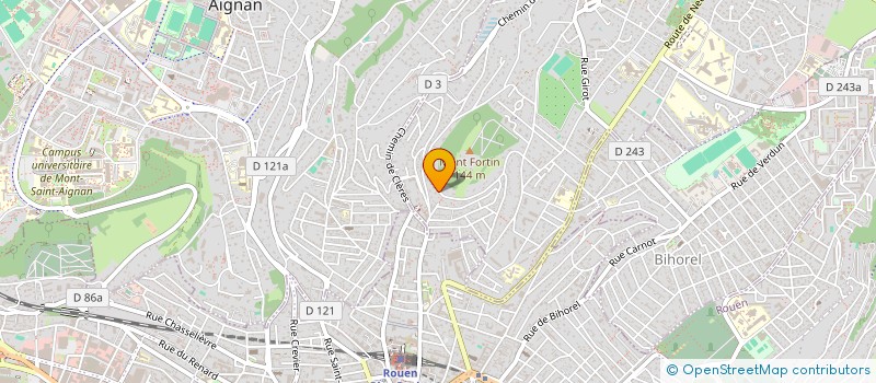 localisation de l'entreprise BELLEVUE à BOIS-GUILLAUME