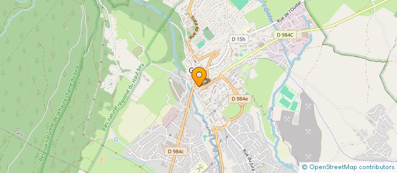 localisation de l'entreprise BELLEVUE  GEX