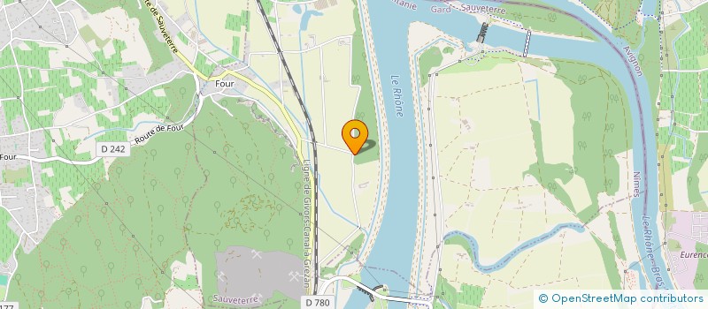 localisation de l'entreprise BELLEVUE  SAUVETERRE