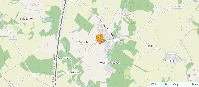 localisation de l'entreprise BELLEVUE  MARCAY