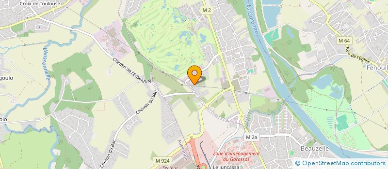 localisation de l'entreprise BELLEVUE  LORGUES