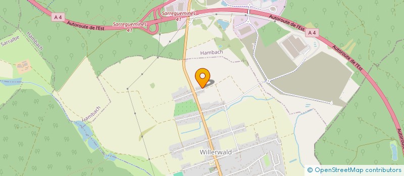 localisation de l'entreprise BELLEVUE  WILLERWALD