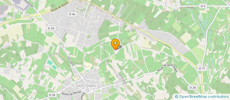 localisation de l'entreprise BELLEVUE  VENASQUE