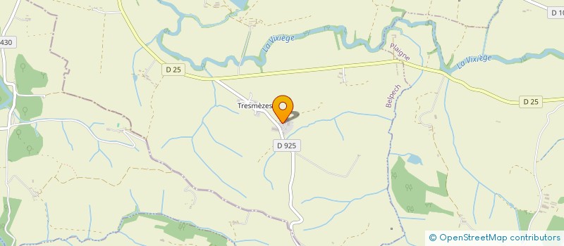 localisation de l'entreprise BELLEVUE  BELPECH