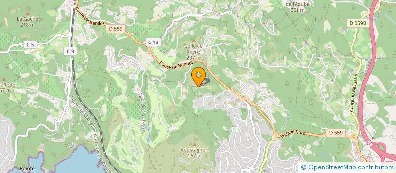 localisation de l'entreprise BELLEVUE AMOR FATI  BANDOL