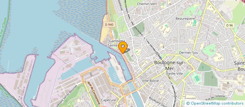 localisation de l'entreprise BELLEVUE BOULOGNE IMMO  BOULOGNE-SUR-MER